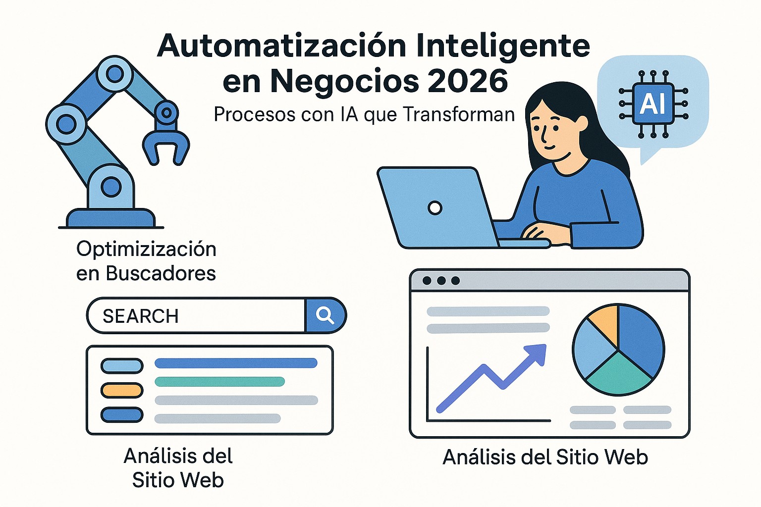 Diagrama sobre automatizacion inteligente negocios