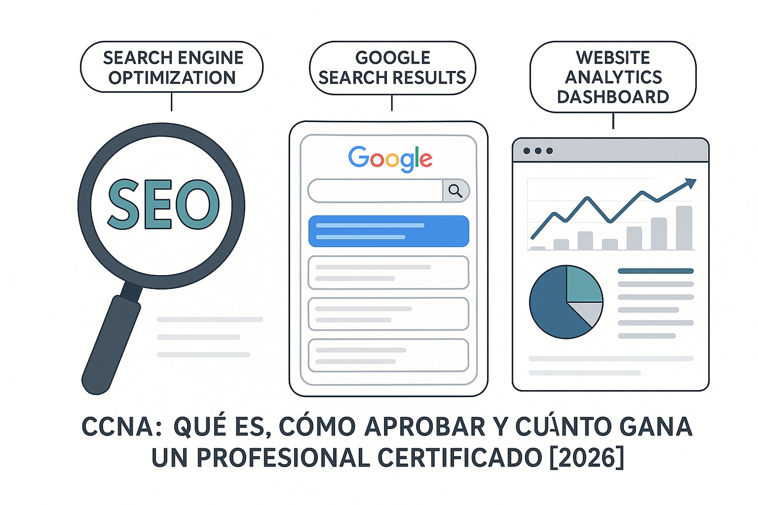 Ilustración sobre ccna certificacion guia