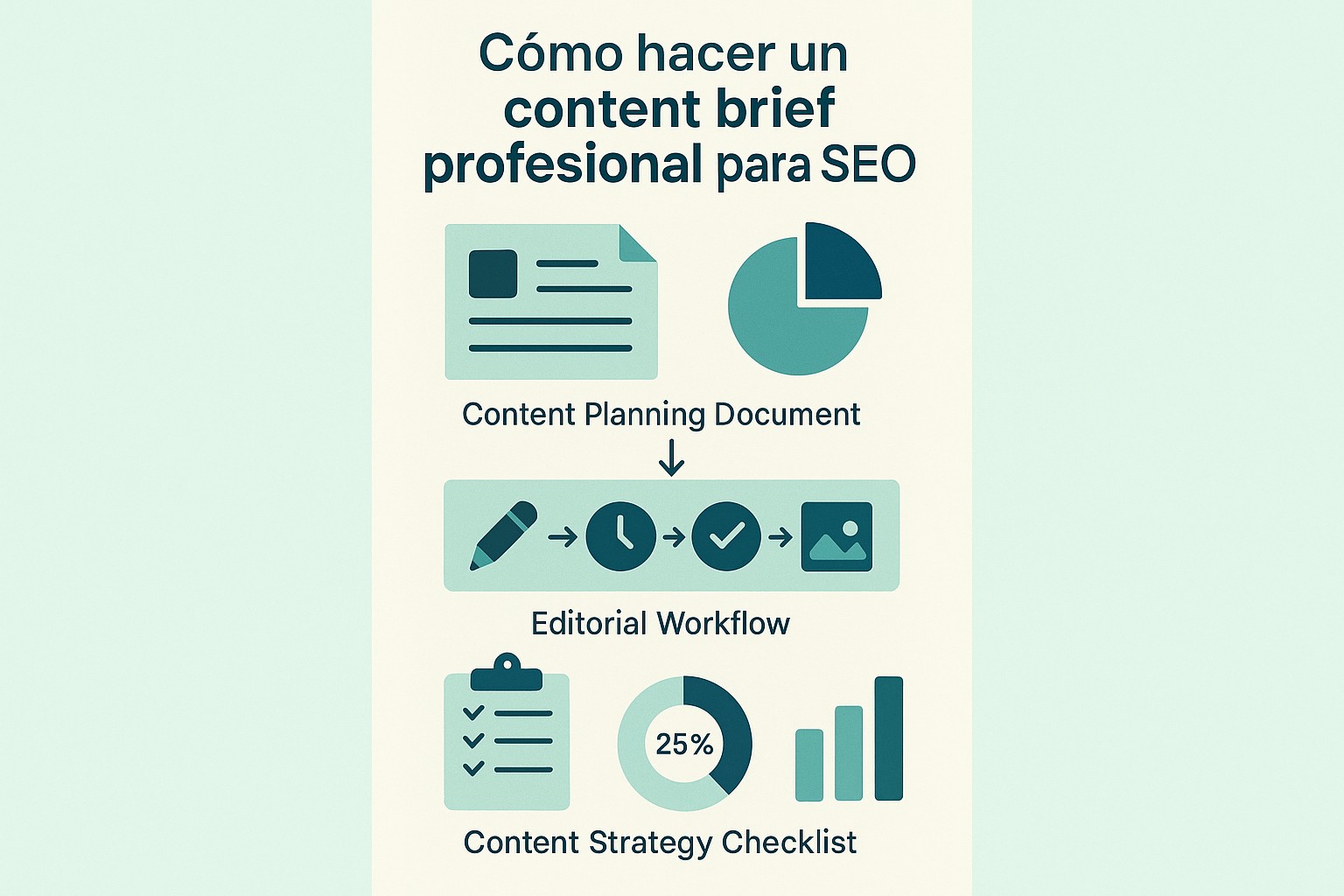 Infografía: como hacer content brief seo