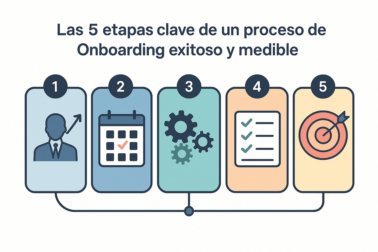 Representación de un empleado participando en una revisión de desempeño con su gerente, ambos sentados y conversando en un ambiente de oficina moderno.