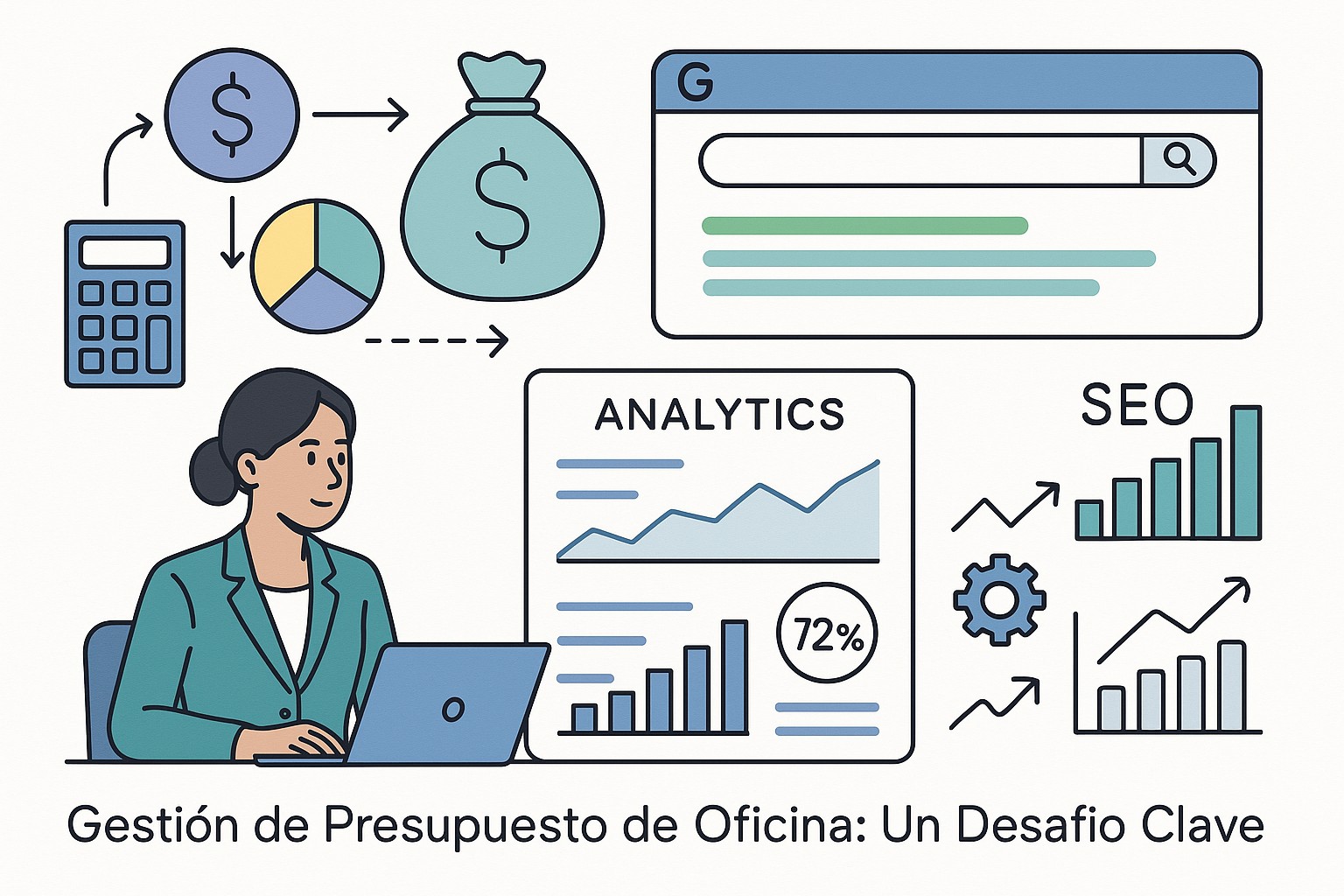Asistente ejecutivo negociando con un proveedor en una videollamada