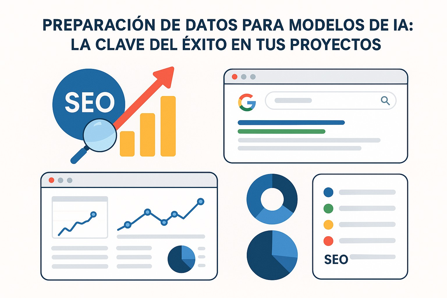 Ilustración sobre preparacion datos modelos ia