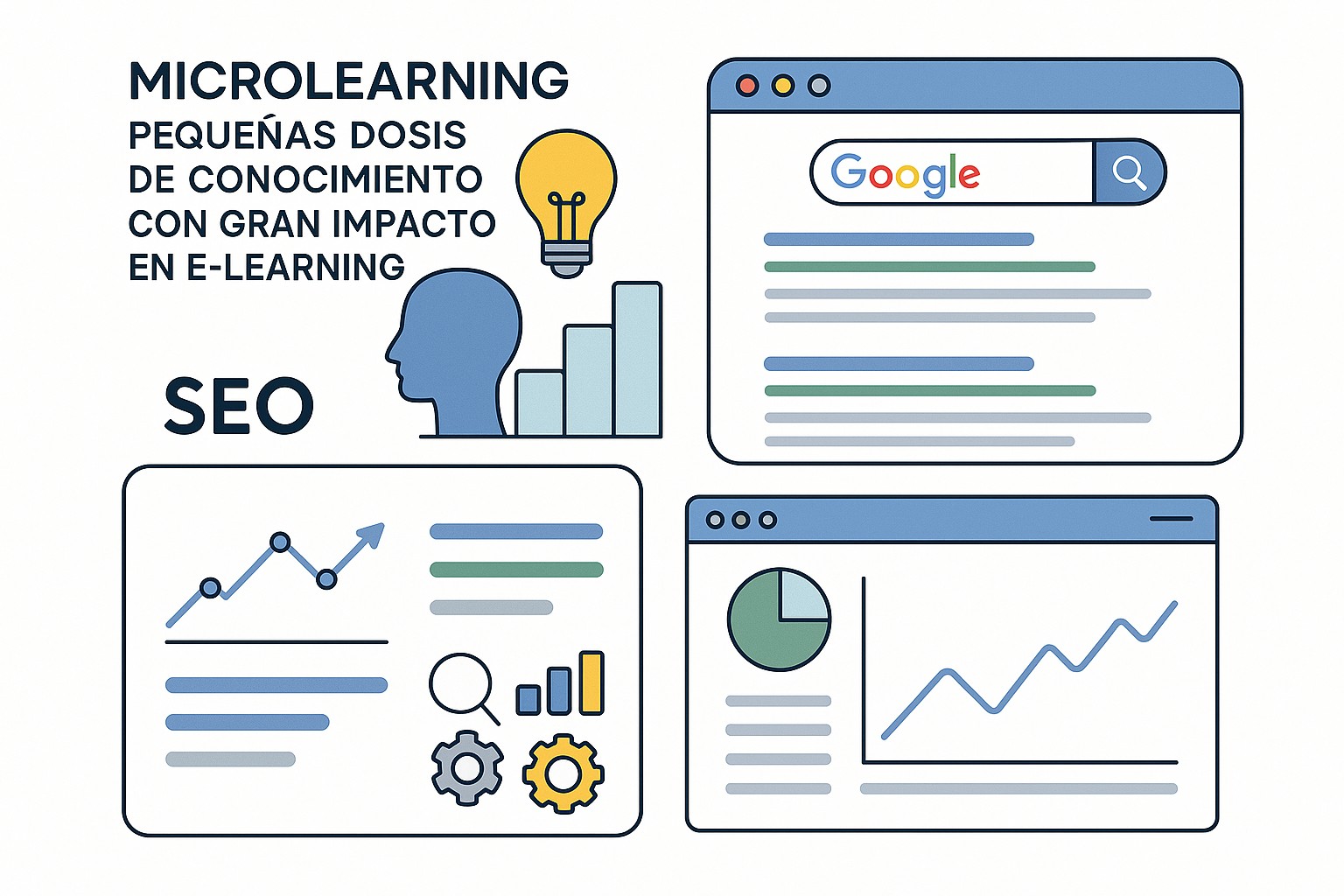 Diagrama sobre que es microlearning ejemplos aplicacion